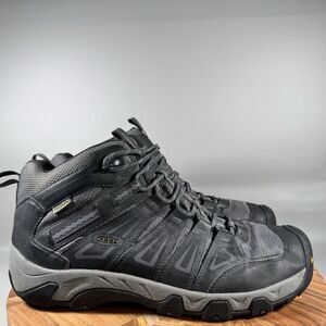 Keen Koven Mid Waterproof Hiking Boots Men's US Size 12 Grey Sneakers Shoes
